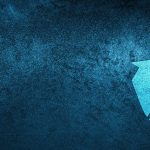 Recycle icon isolated on special blue banner background abstract illustration